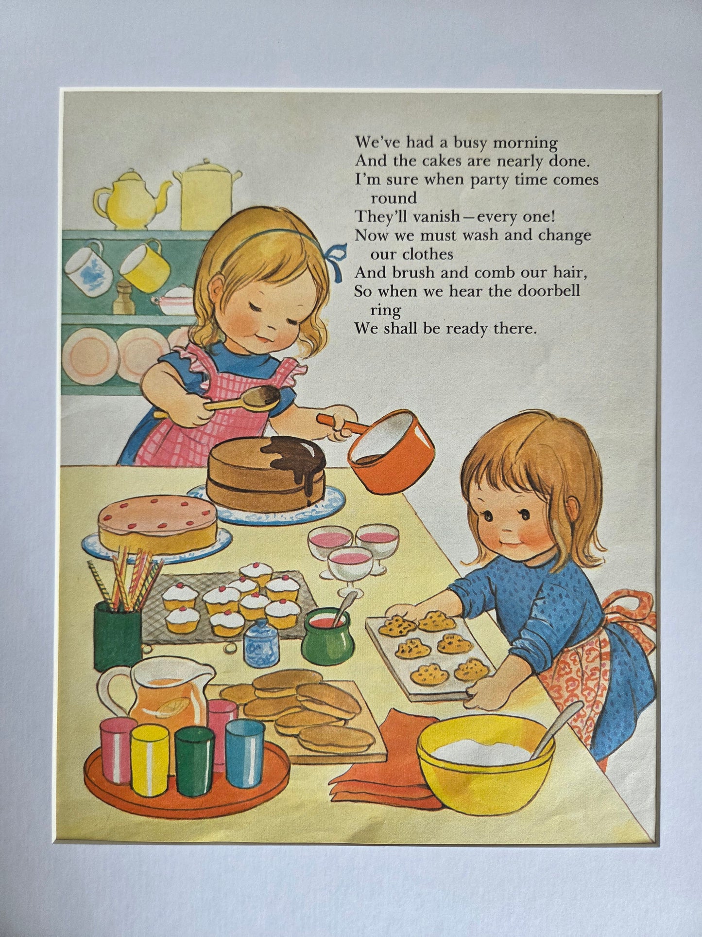 Framed Illustrations and Poems by Mabel Lucie Attwell, 1971