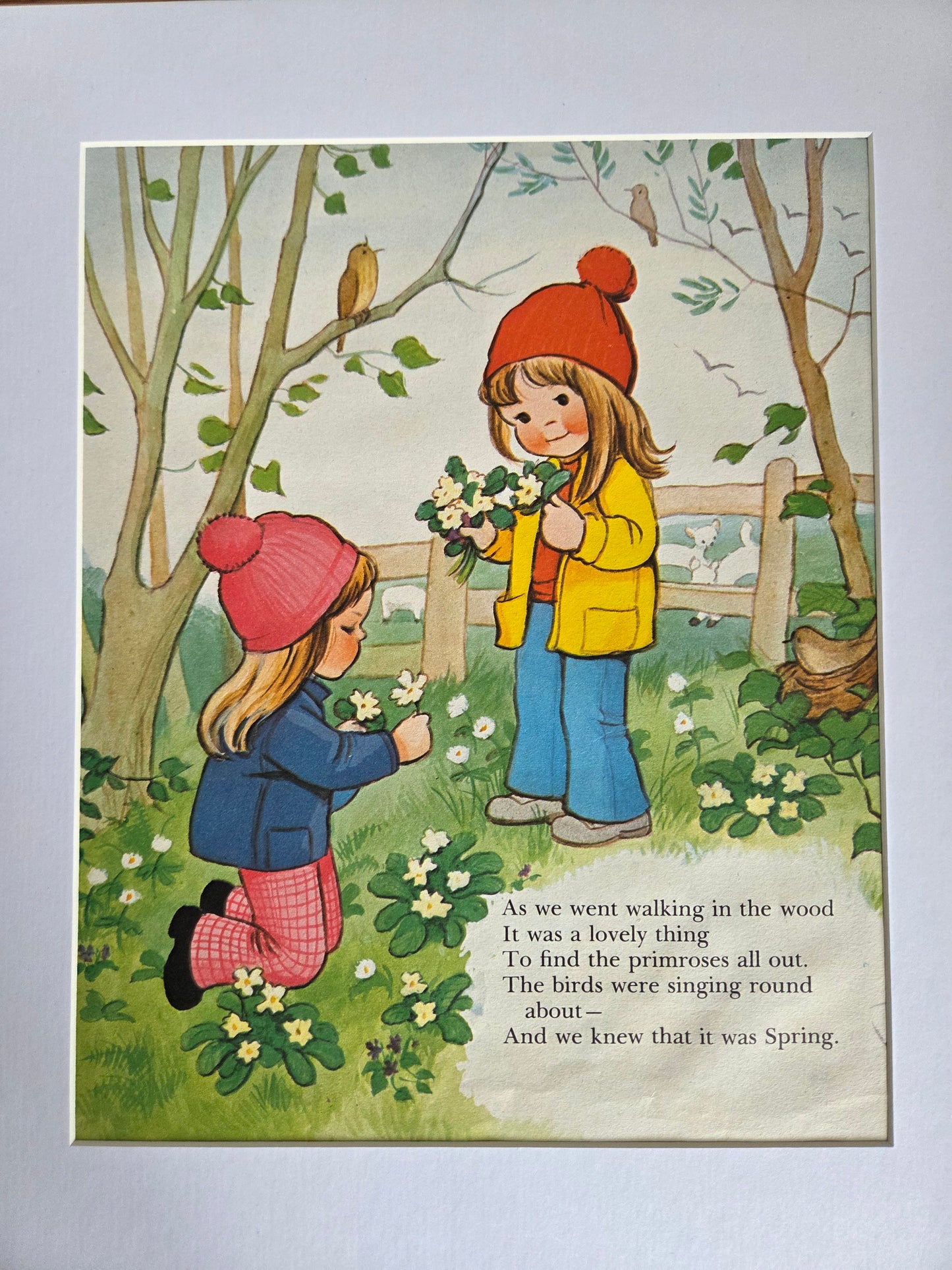Framed Illustrations and Poems by Mabel Lucie Attwell, 1971
