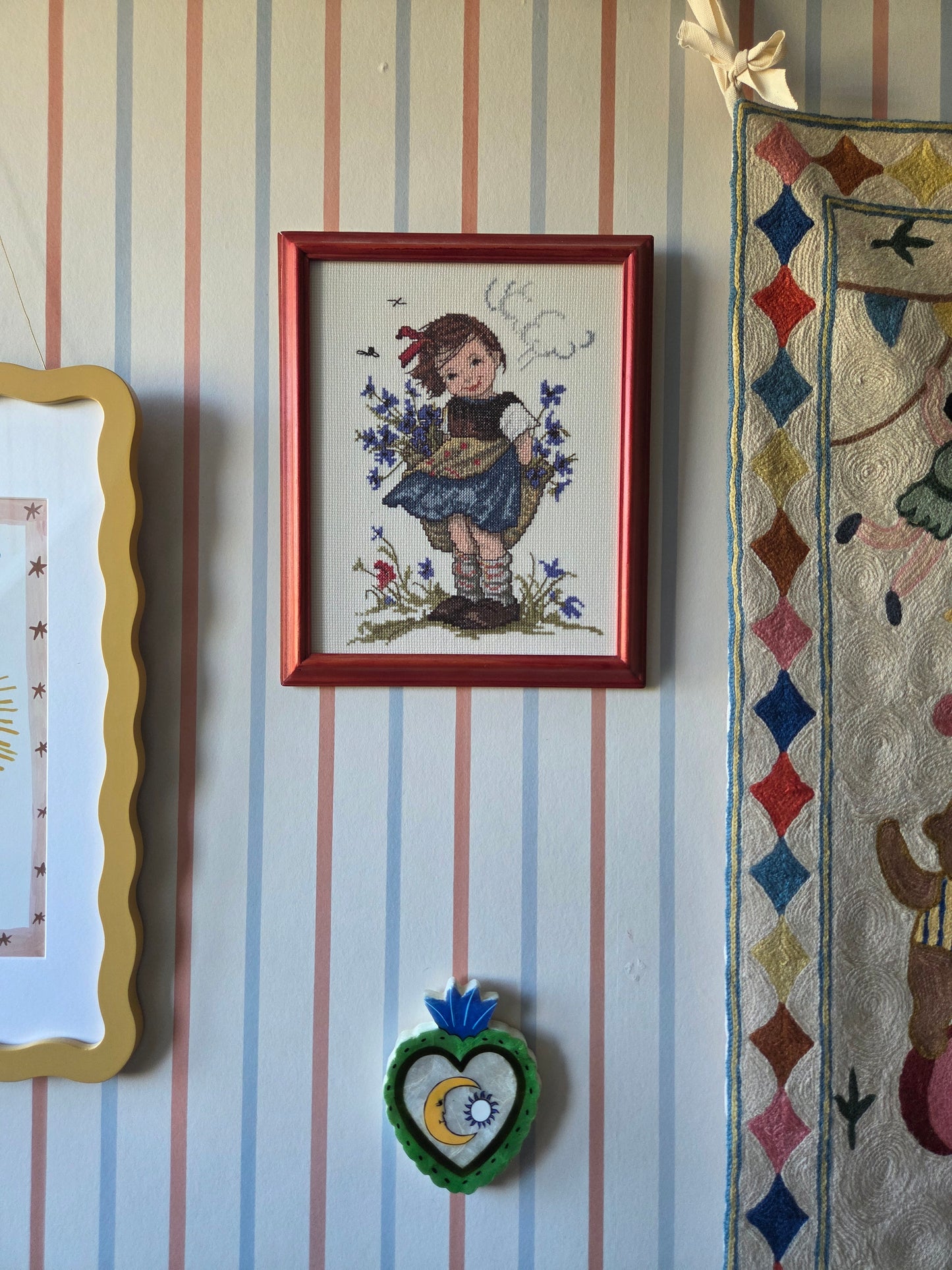 Vintage Hummel Girl Embroidery
