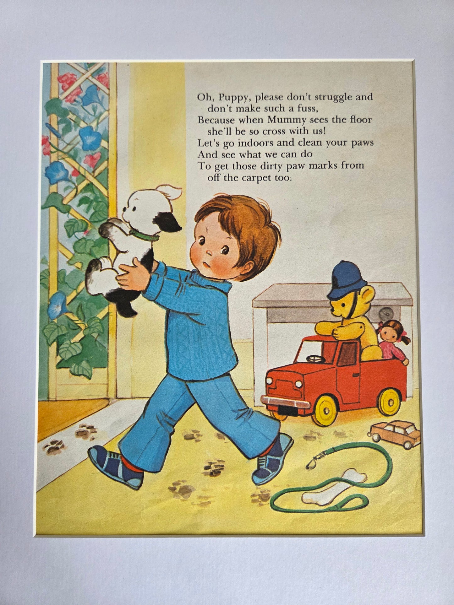 Framed Illustrations and Poems by Mabel Lucie Attwell, 1971