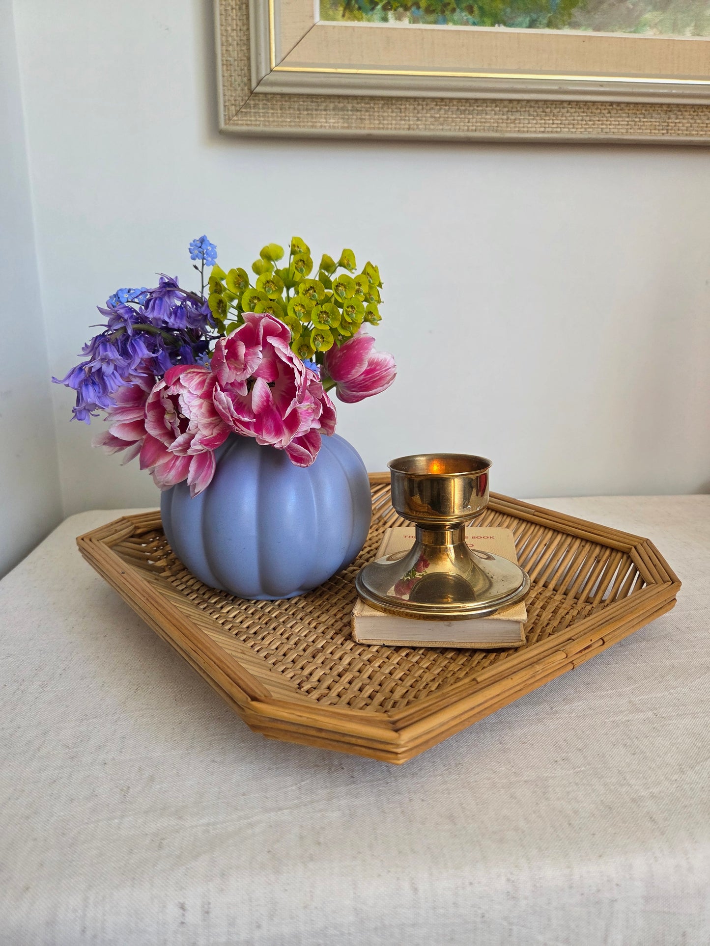 Vintage Brass Candle Holder