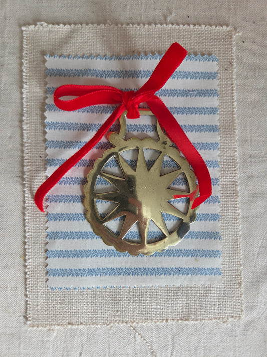 Brass Star Hanging Ornament