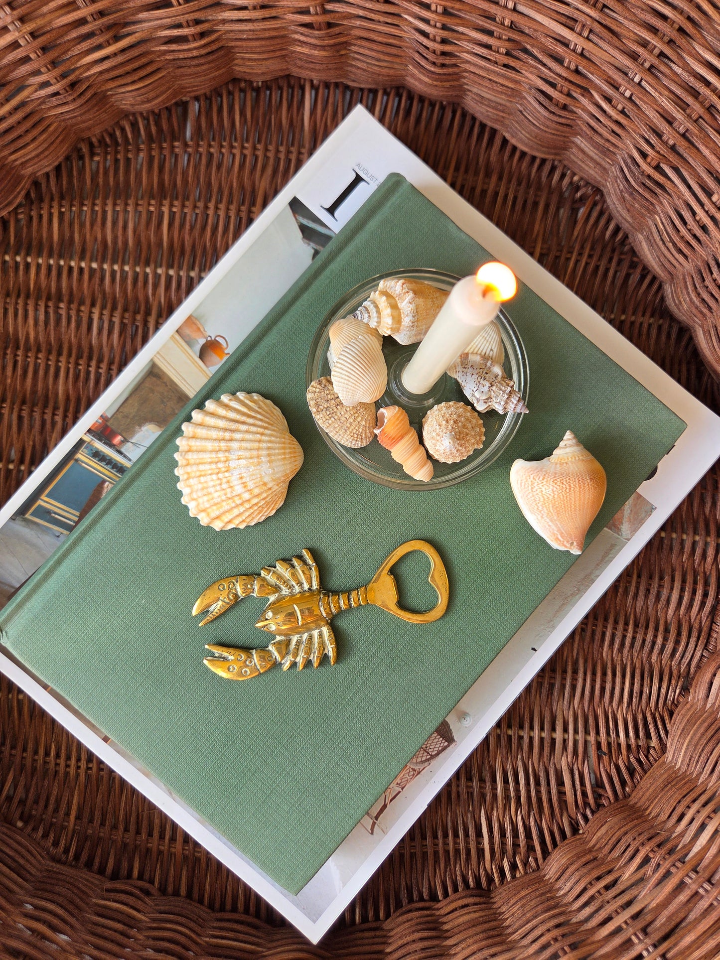 Brass Lobster Bottle Opener