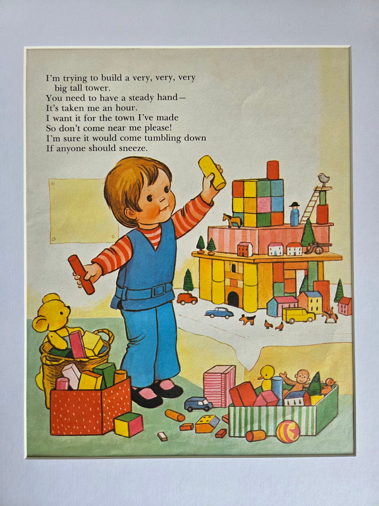 Framed Illustrations and Poems by Mabel Lucie Attwell, 1971