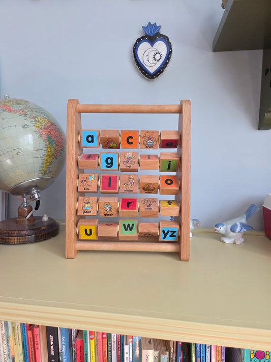 Vintage Child’s Letter and Picture Abacus