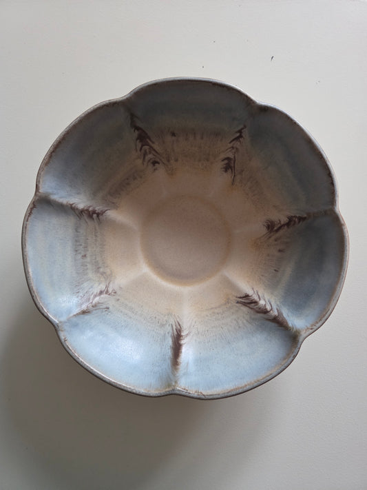 Vintage Studio Pottery Ombre Serving Bowl