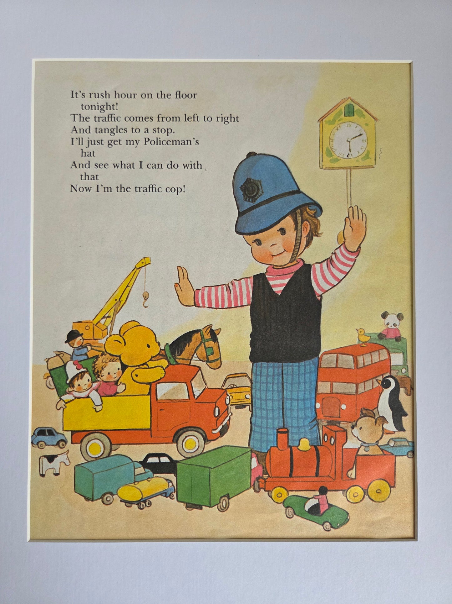 Framed Illustrations and Poems by Mabel Lucie Attwell, 1971