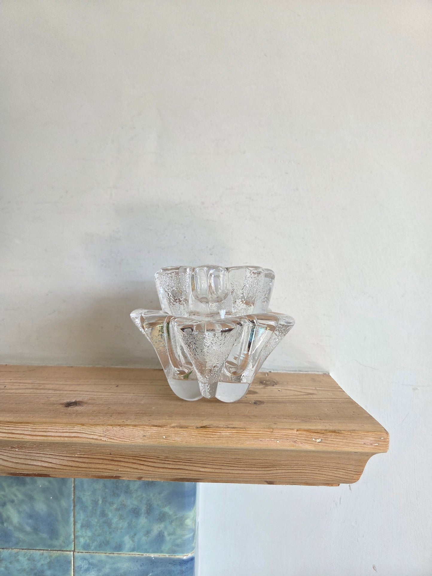 A Pair of Vintage Swedish Art Glass Bowls by Orrefors