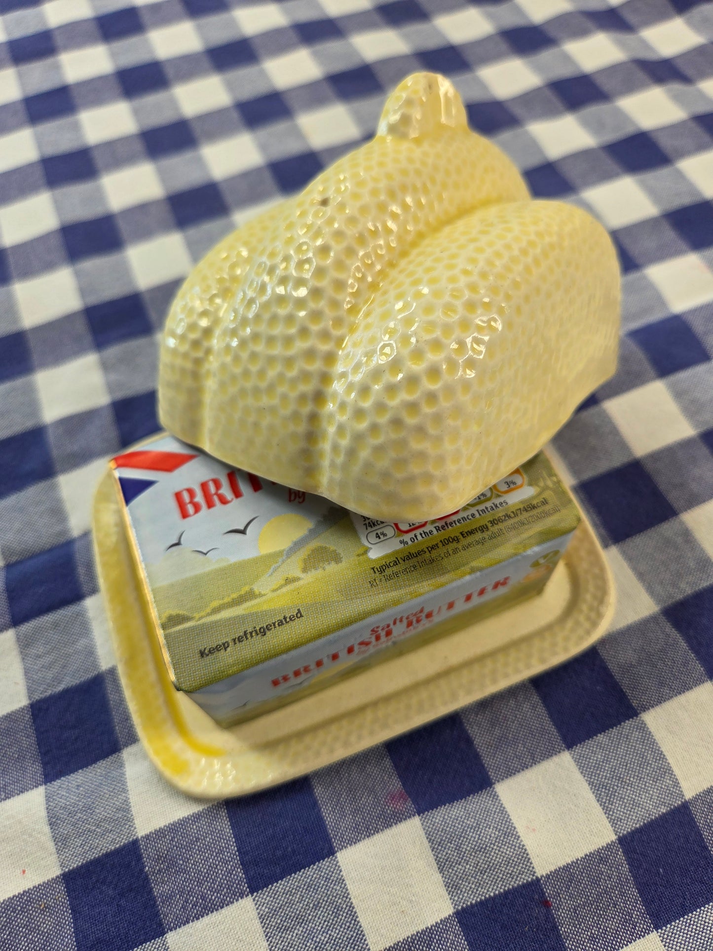 Vintage Paramount Pottery Lemon Butter Dish