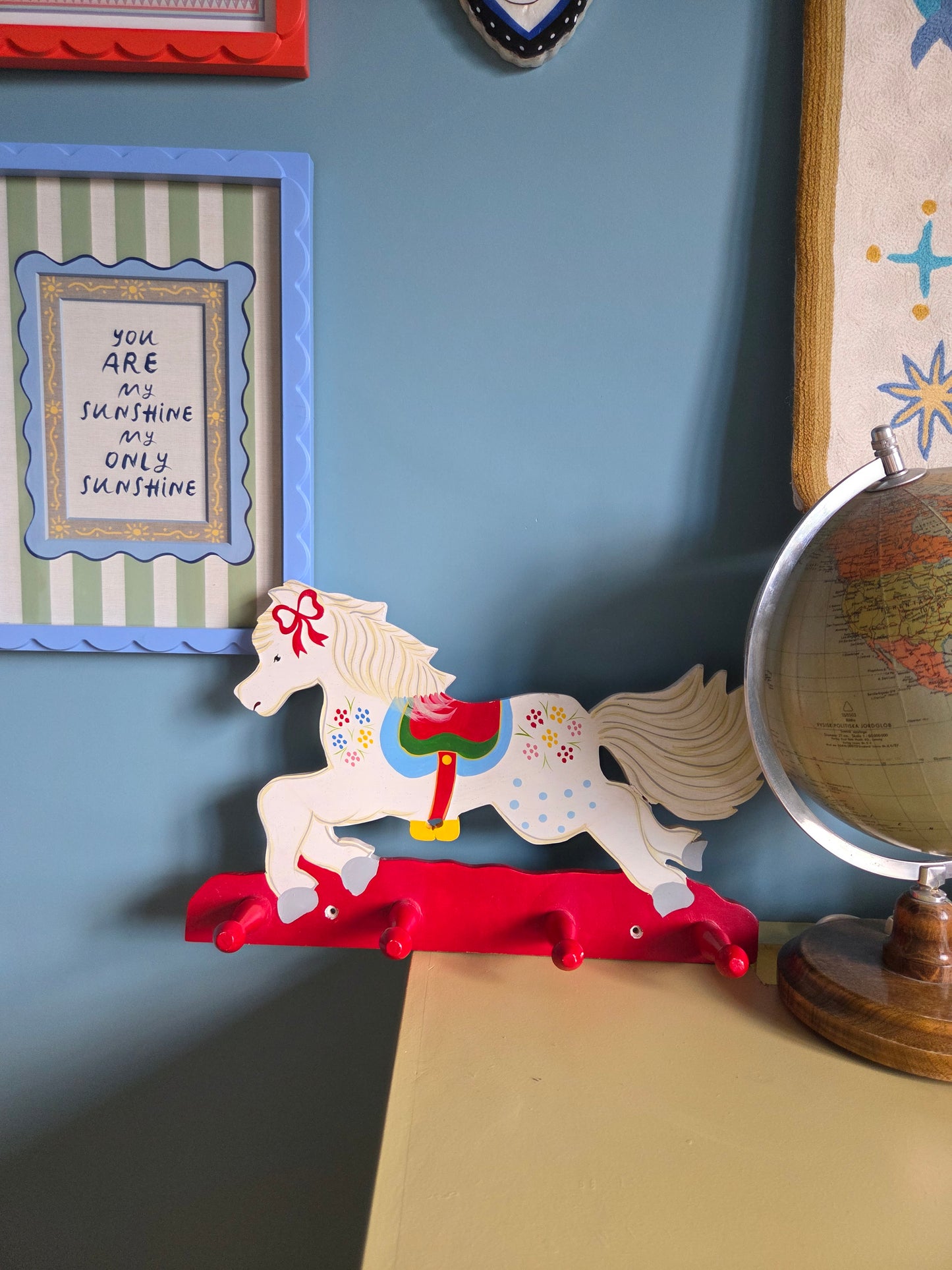 Vintage Carousel Horse Hooks - Left Facing