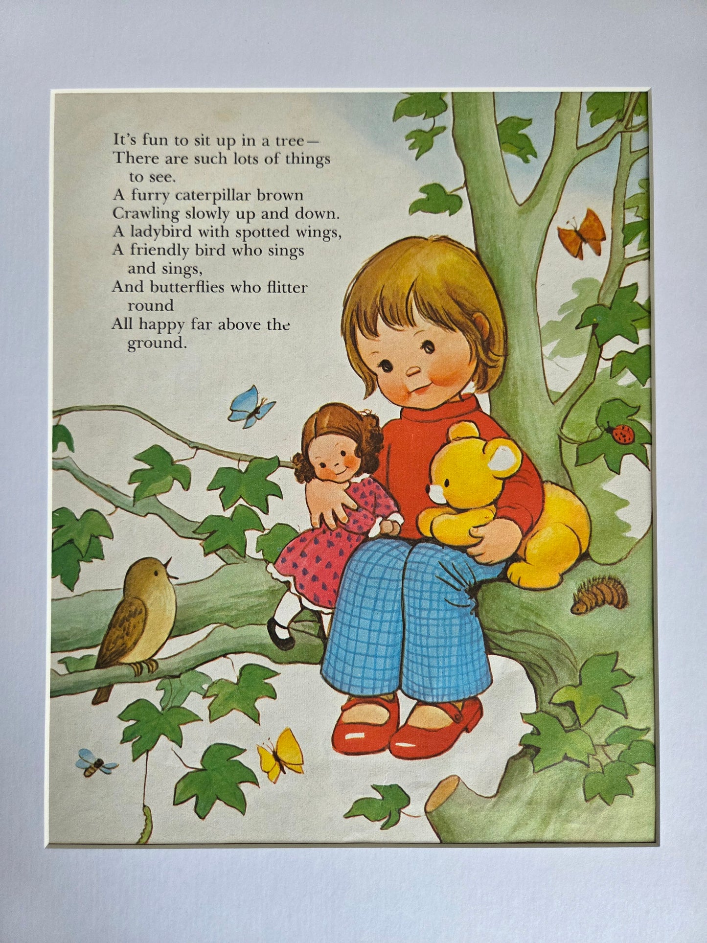 Framed Illustrations and Poems by Mabel Lucie Attwell, 1971