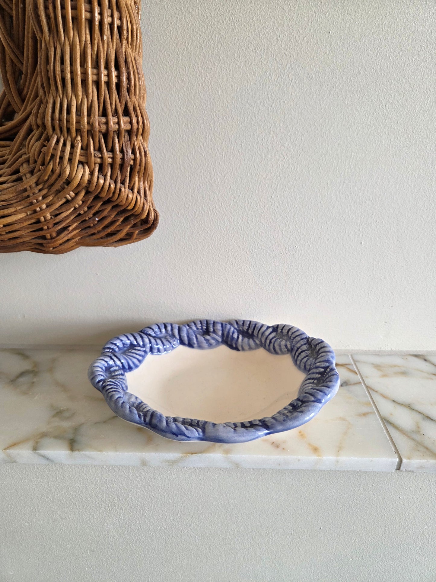 Portugese Majolica Soap Dish