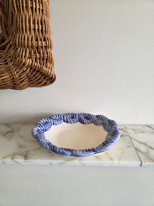 Portugese Majolica Soap Dish