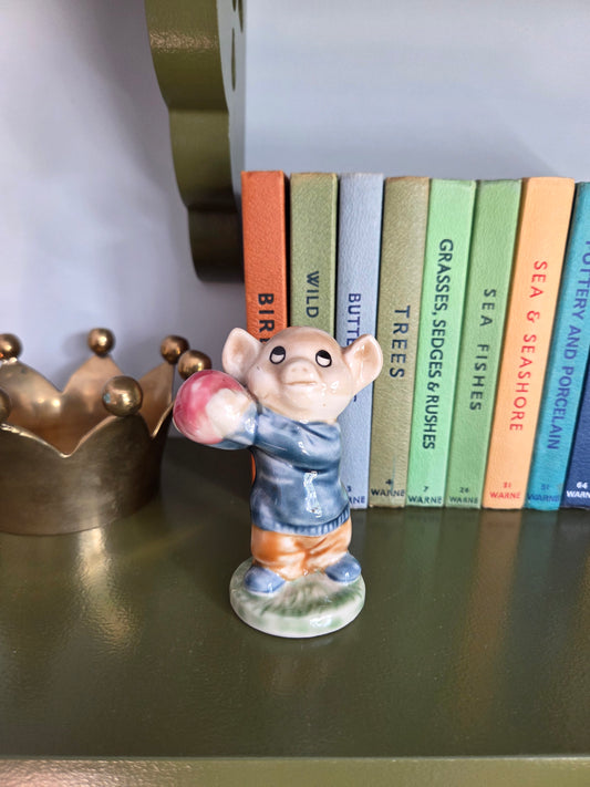Funny Vintage Pig Ornament
