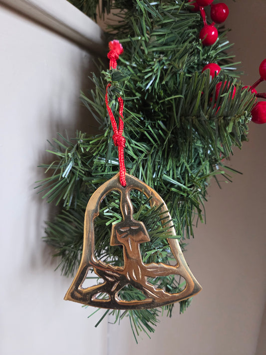 Vintage Brass Bell Decoration