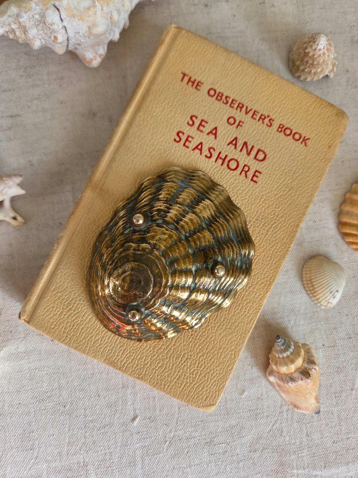 Brass Oyster Trinket