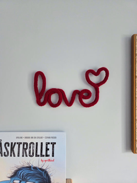 French Knitted Love Sign