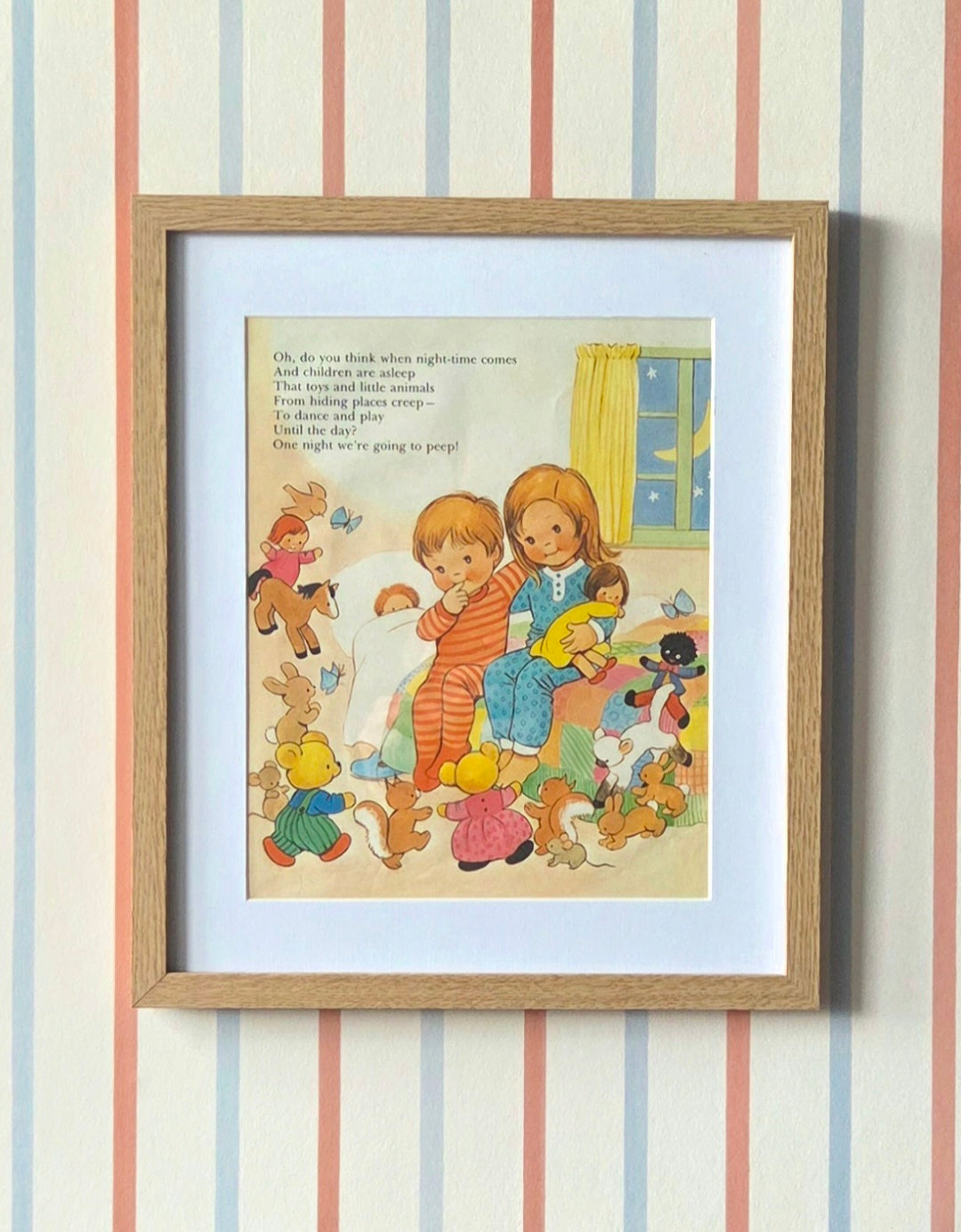 Framed Illustrations and Poems by Mabel Lucie Attwell, 1971