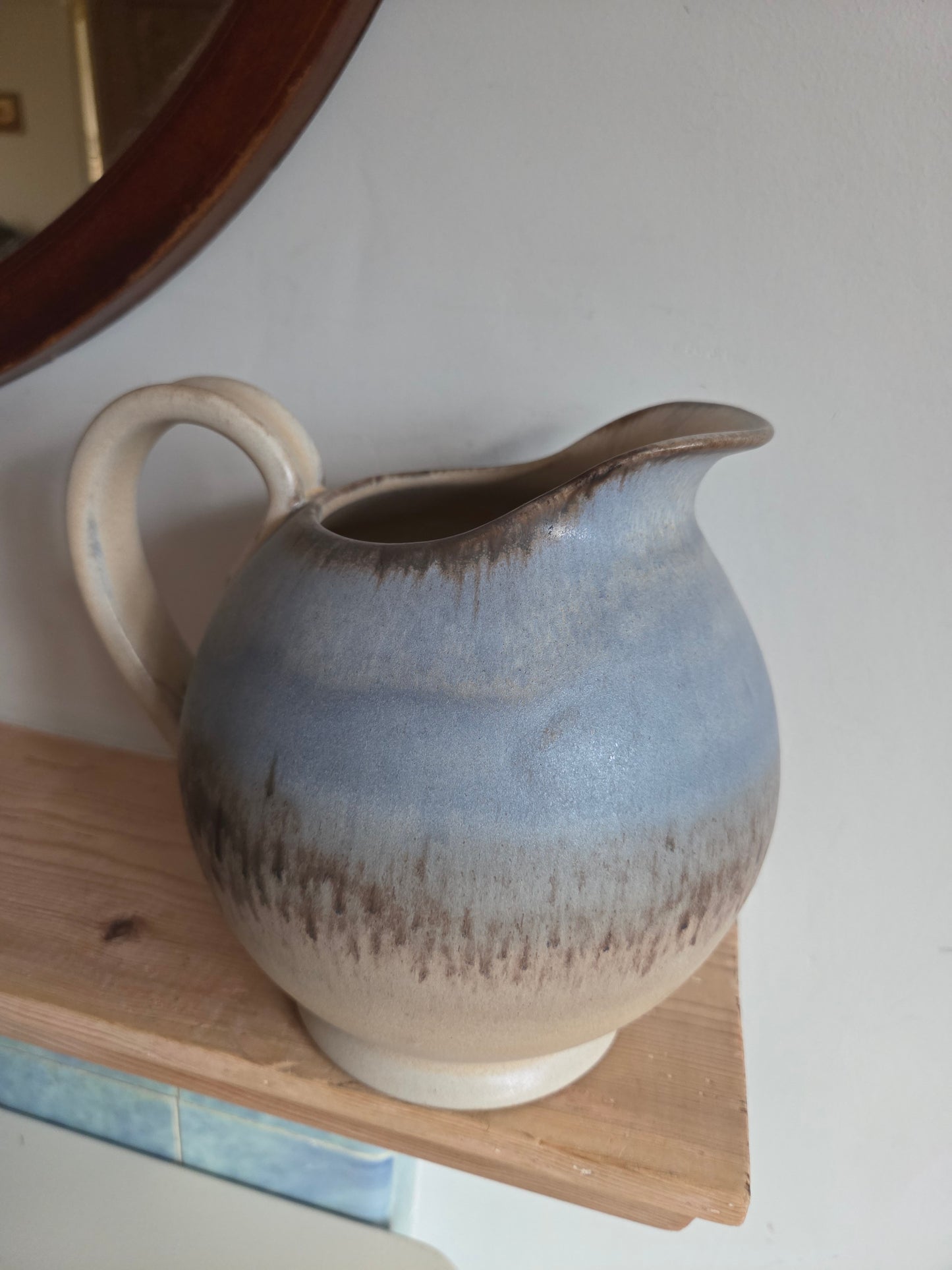 Vintage Ombre Drip Glaze Water Jug