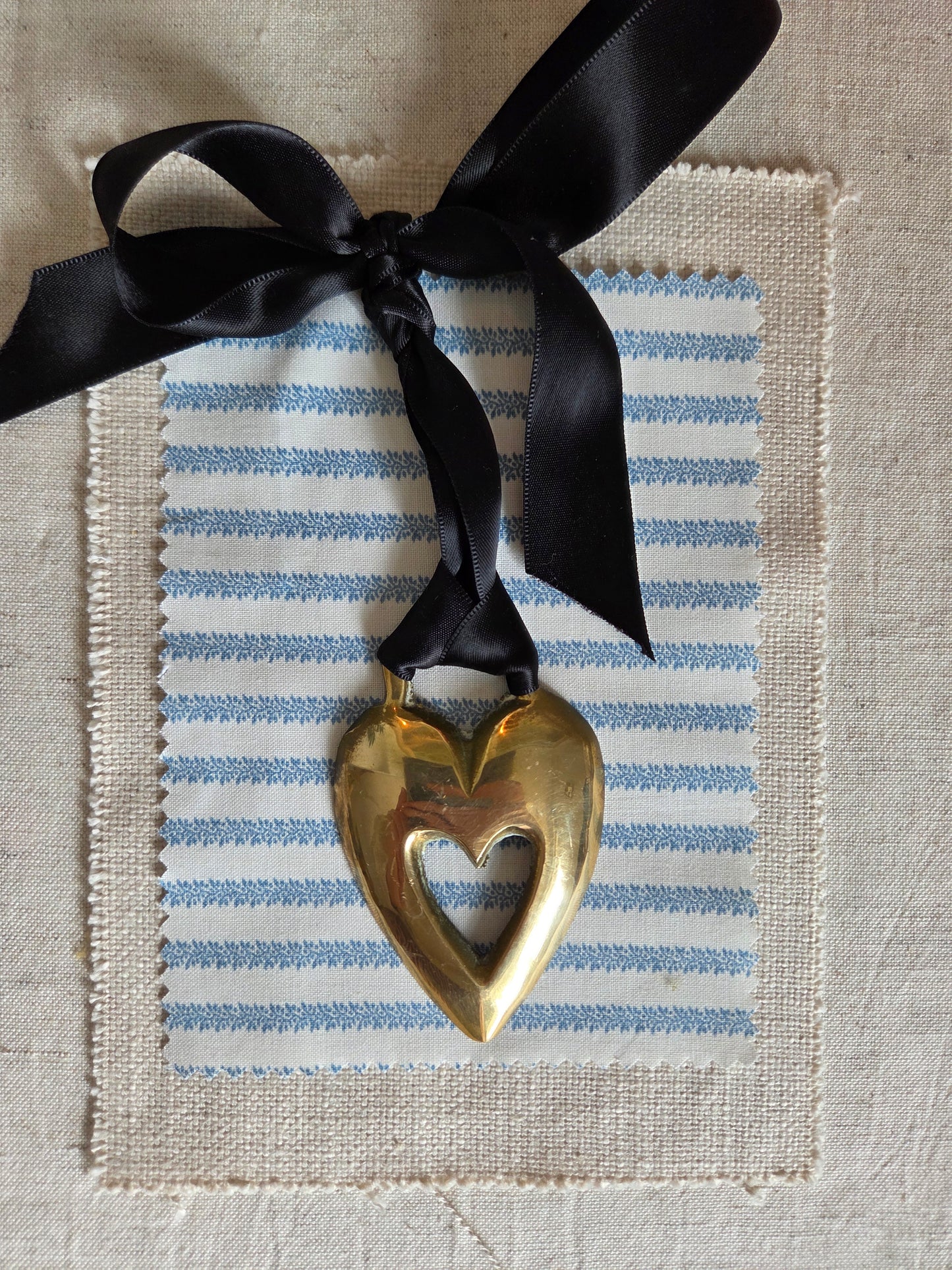 Brass Heart Decoration