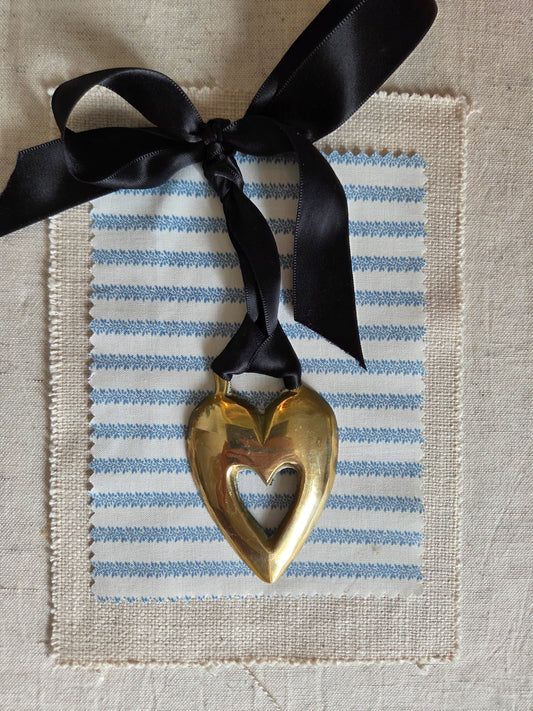 Brass Heart Decoration