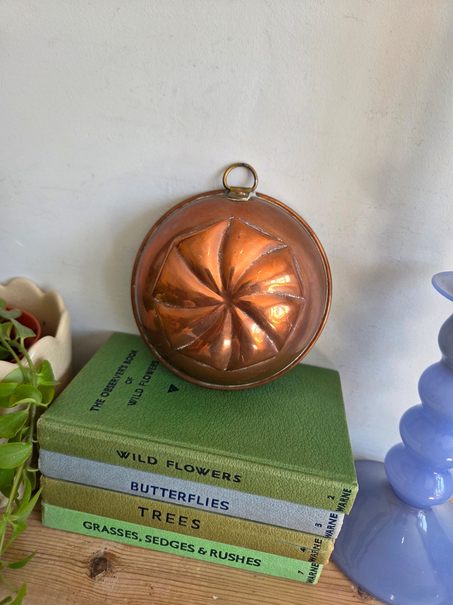 Vintage Swedish Copper Mould - Small Swirl