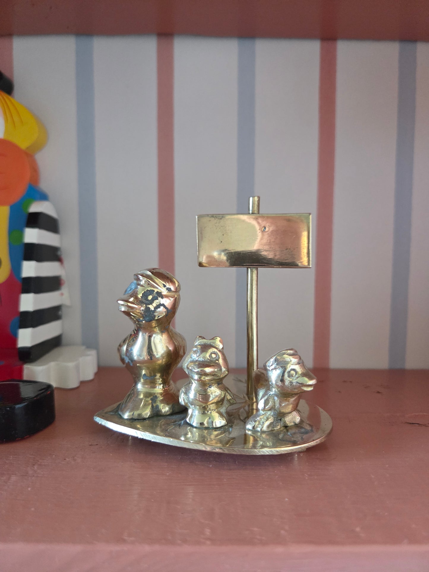 Three Brass Ducks Ornament