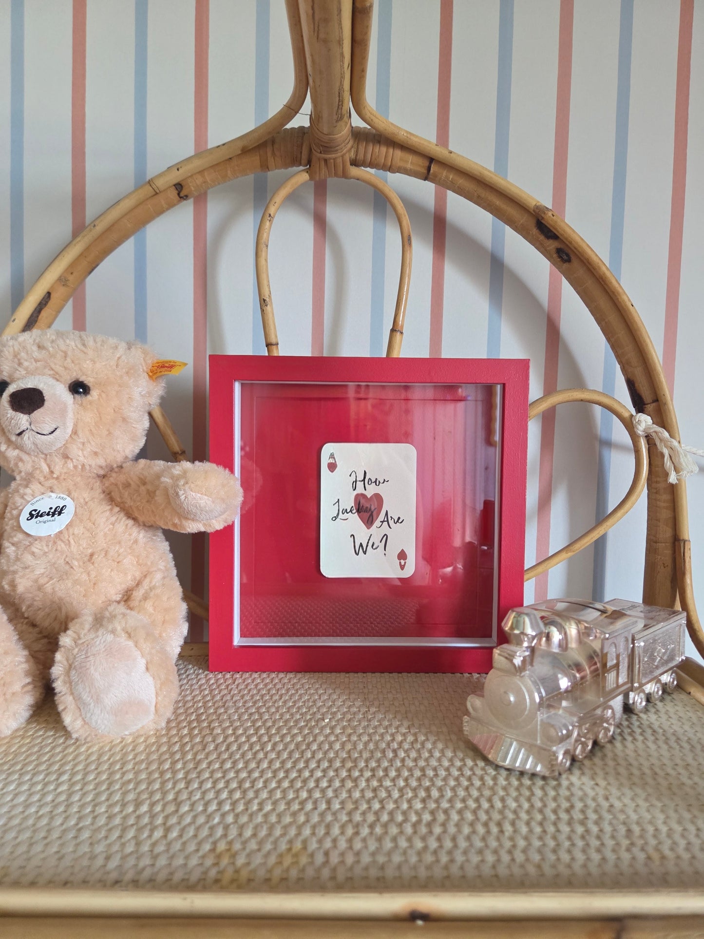 Framed 'How Lucky Are We' Mini Print 002