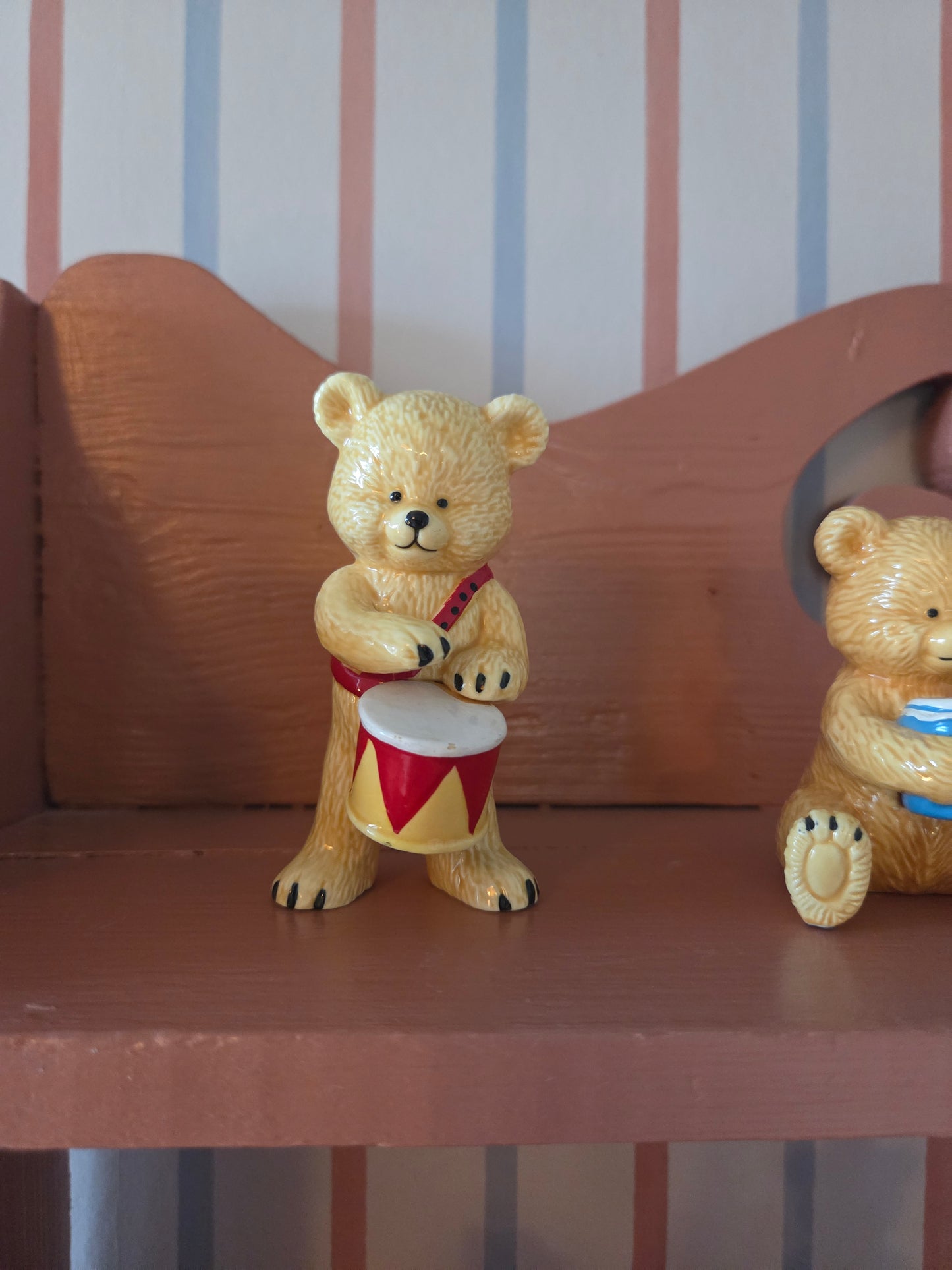 Vintage Ceramic Bear Ornaments