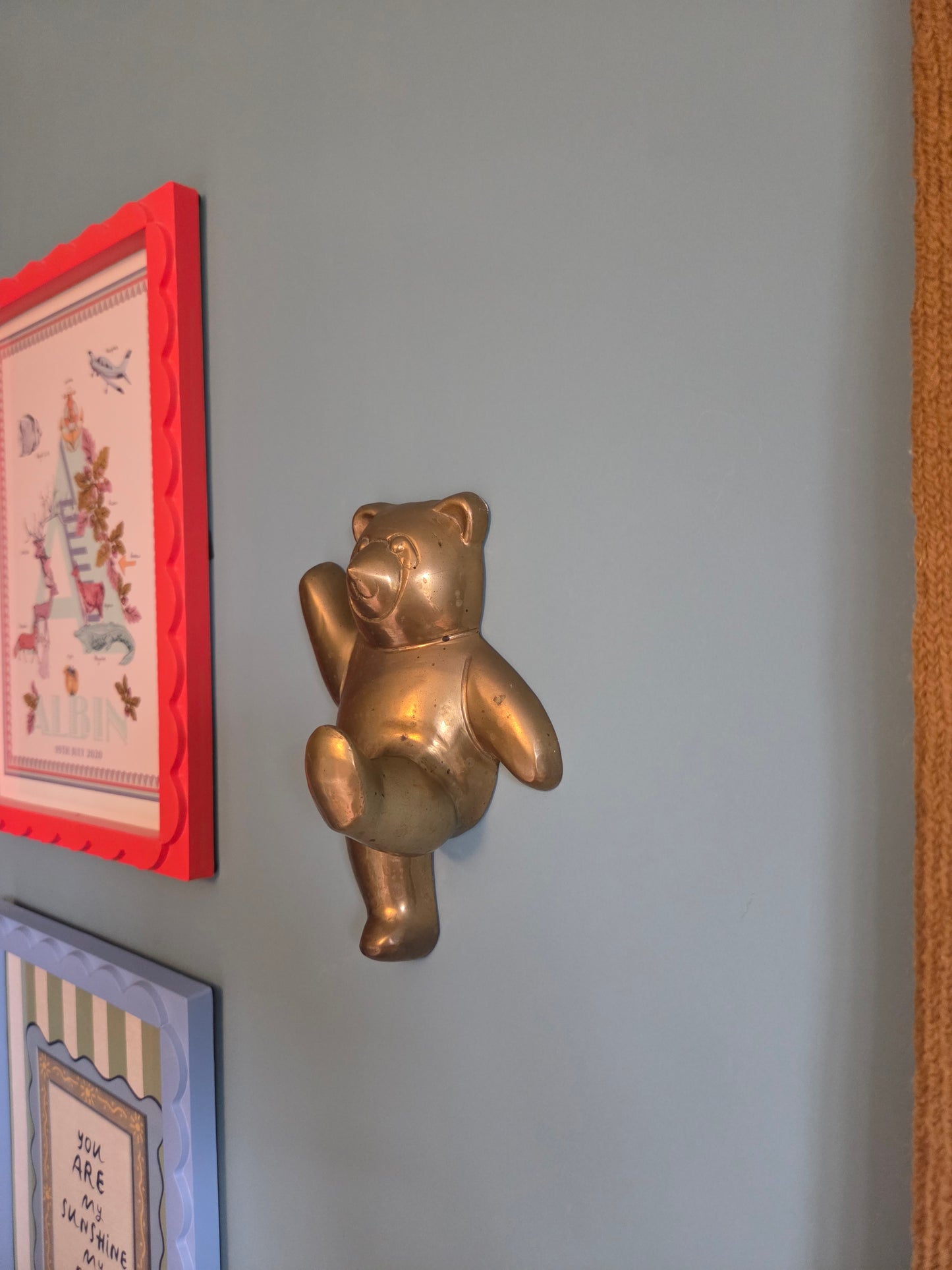 XLarge Brass Bear Hook