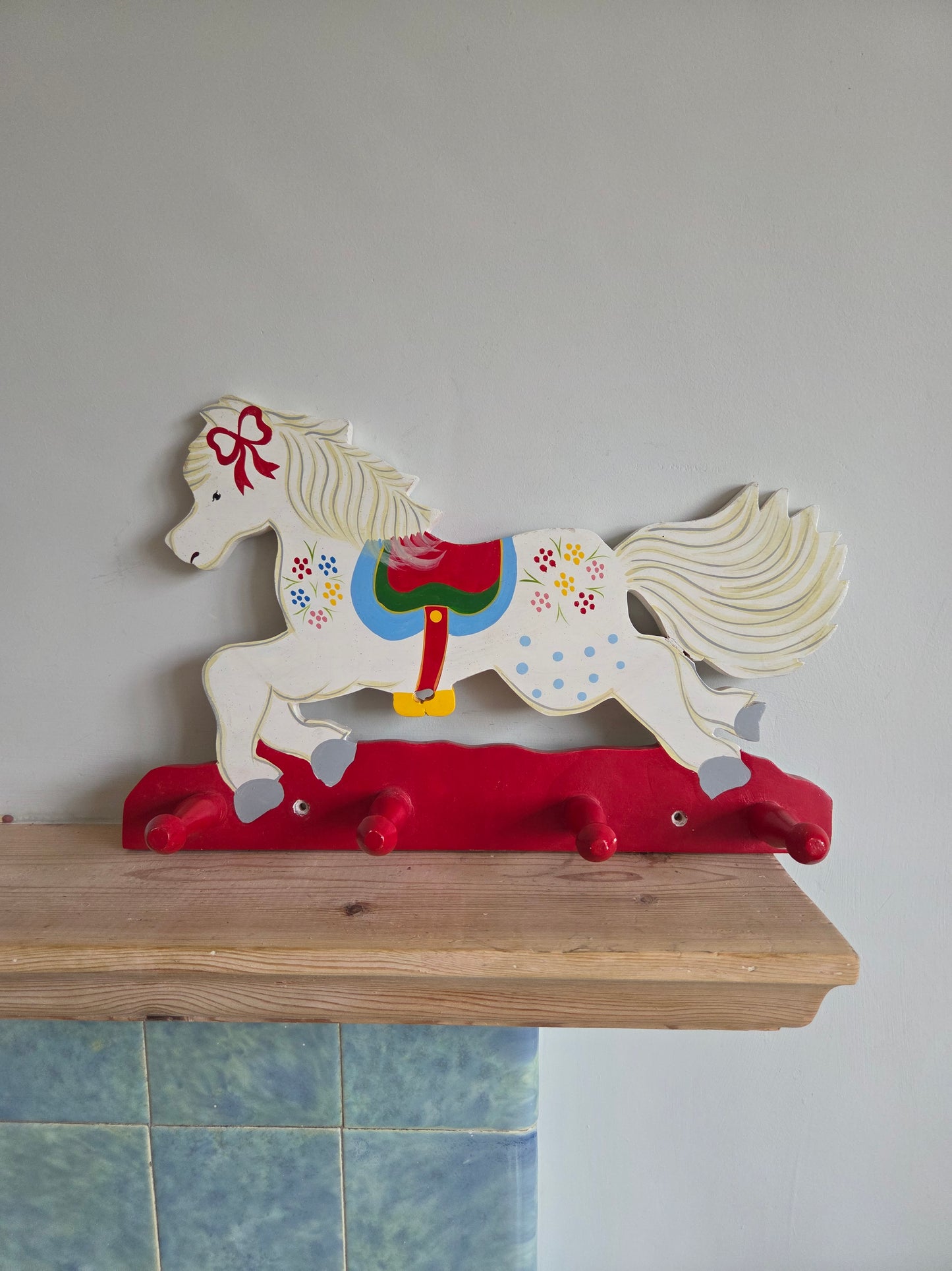 Vintage Carousel Horse Hooks - Left Facing