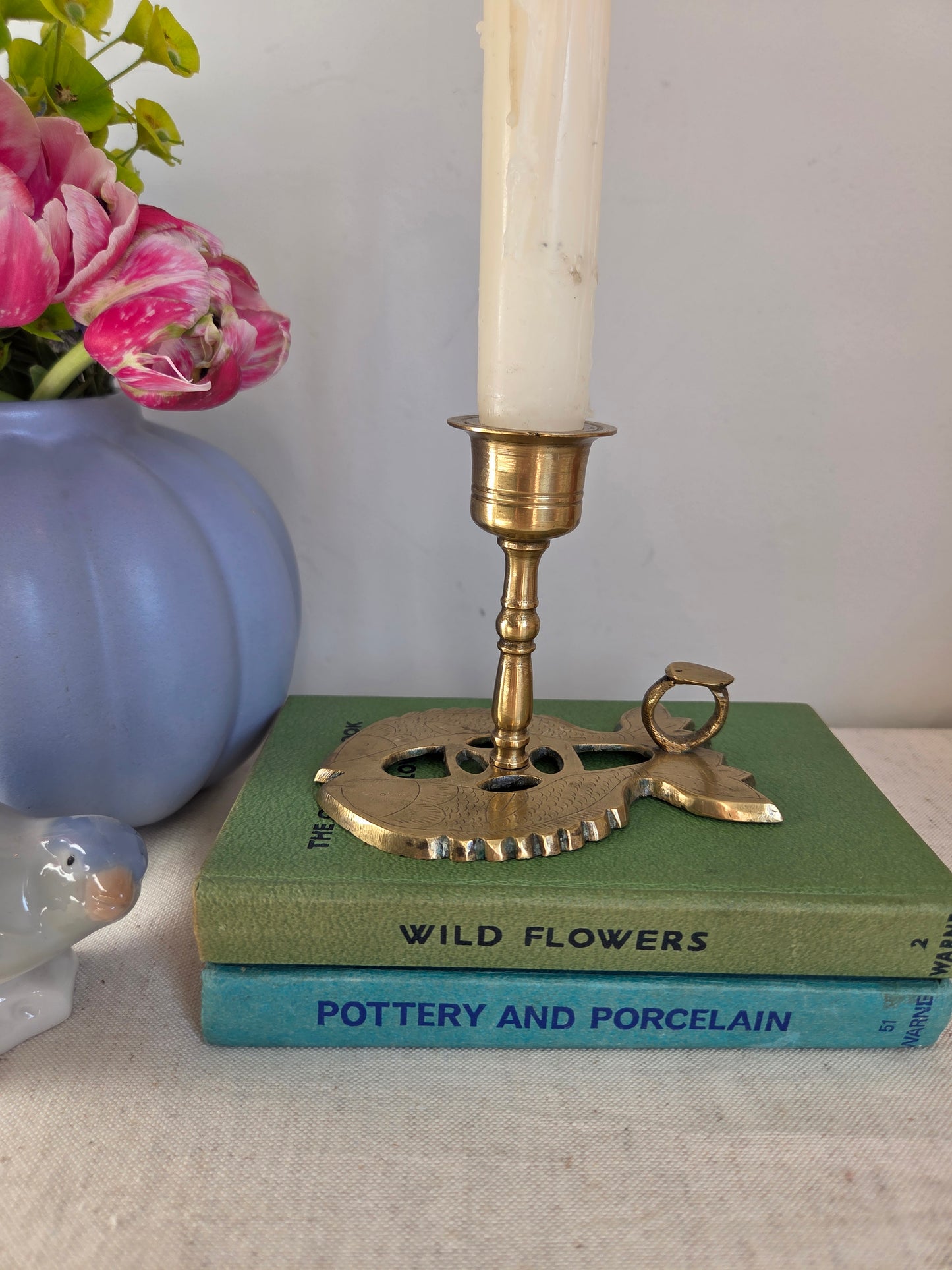 Brass Fish Candle Holder