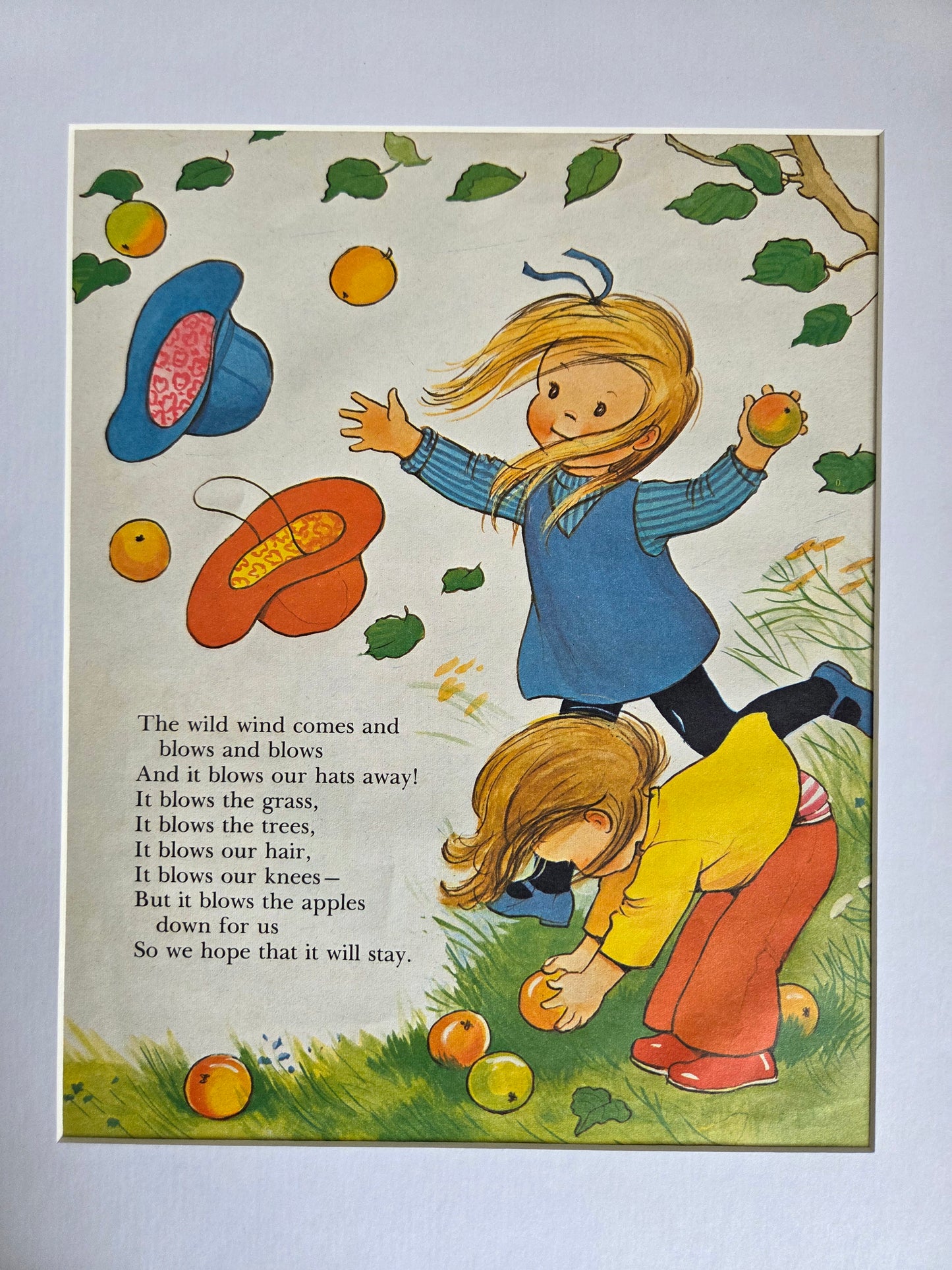 Framed Illustrations and Poems by Mabel Lucie Attwell, 1971