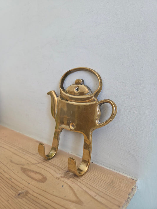Brass Double Teapot Hook