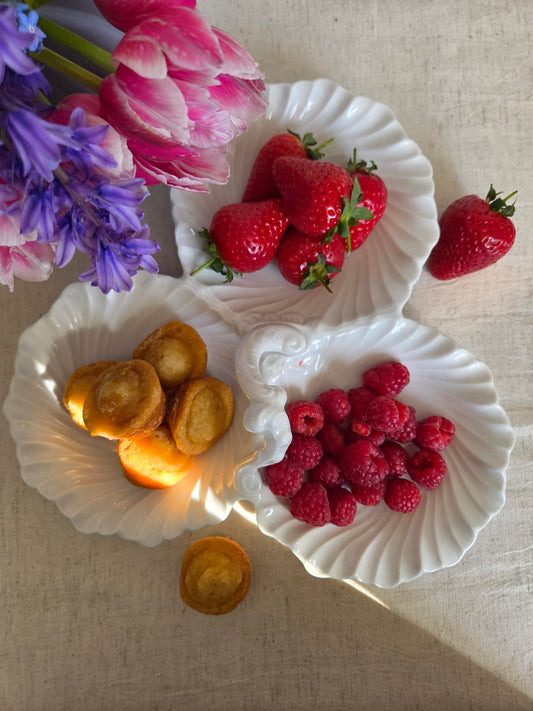 Triple Serving Dish with Handle