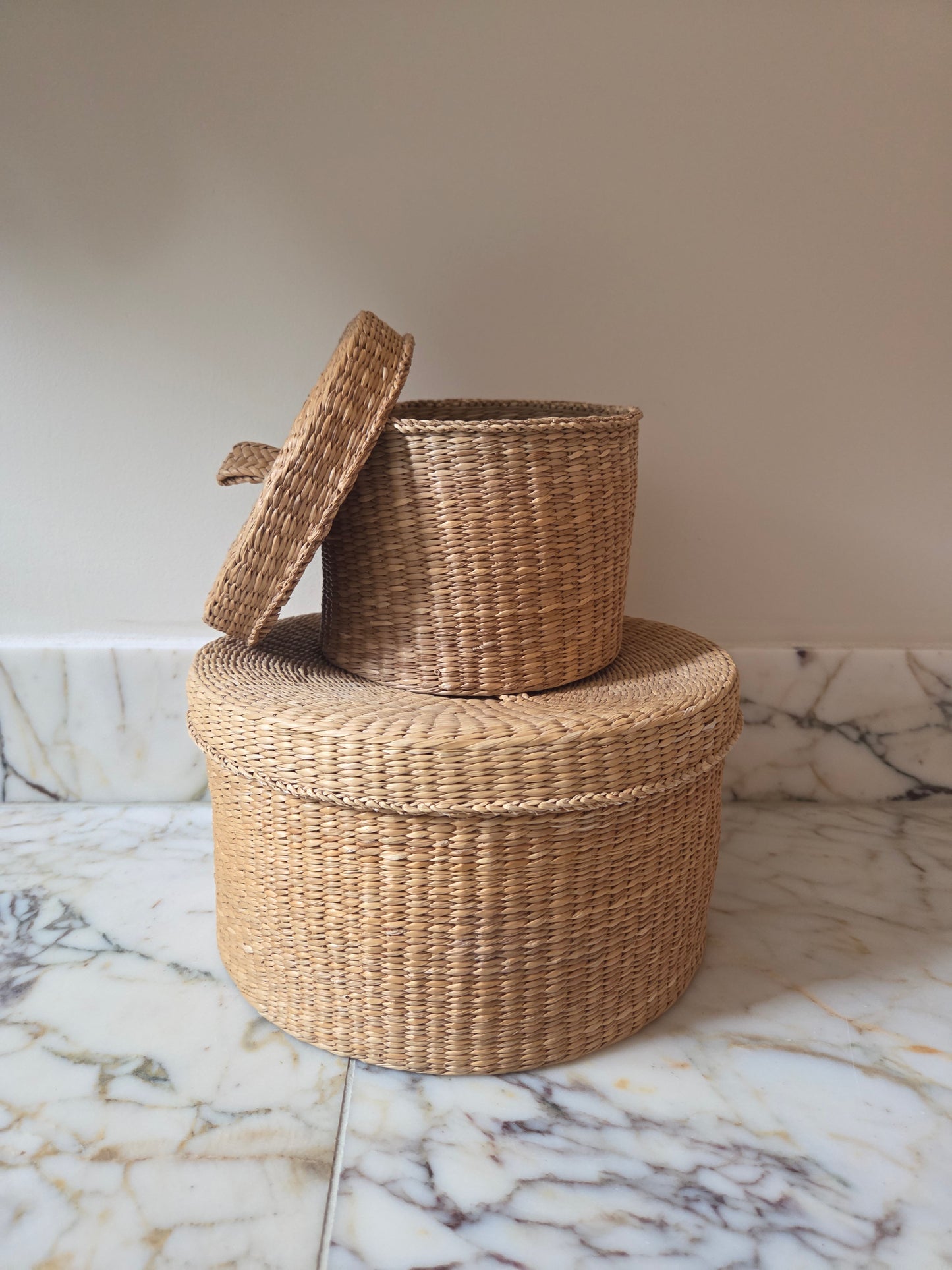 Pair of Vintage Storage Baskets