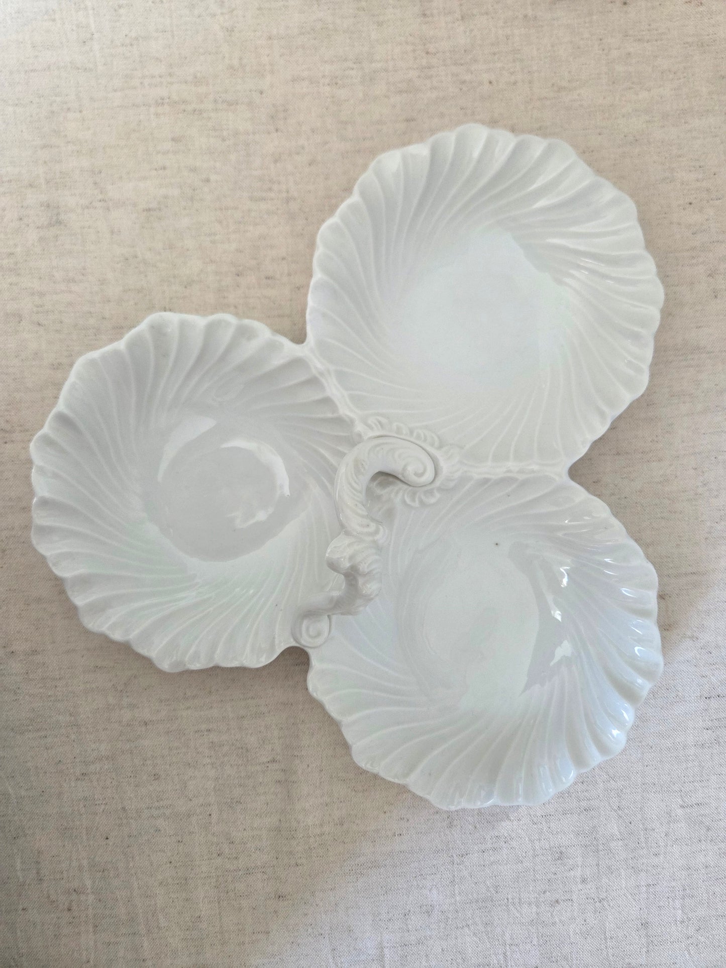 Triple Serving Dish with Handle