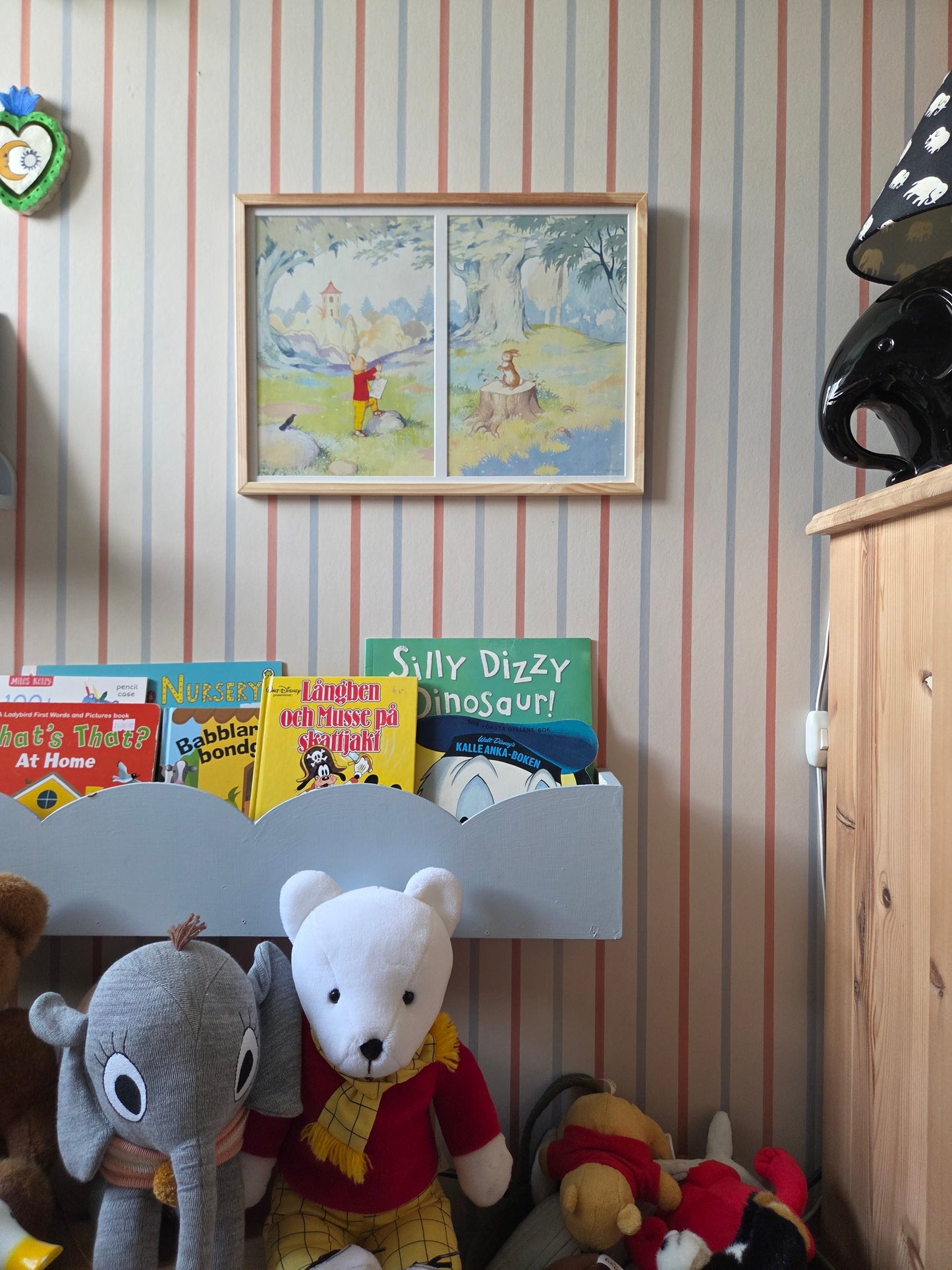 Framed Vintage Rupert Bear Illustrations