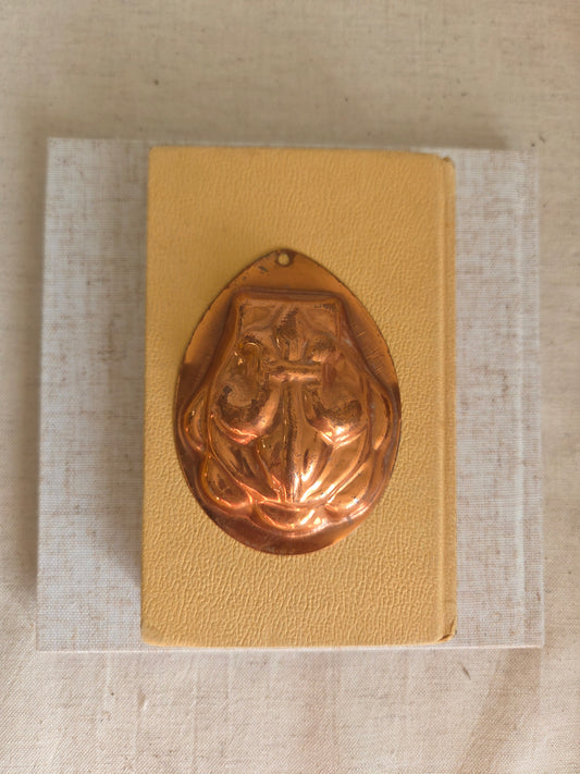 Mini Antique Swedish Copper Mould - Fleur de Lis