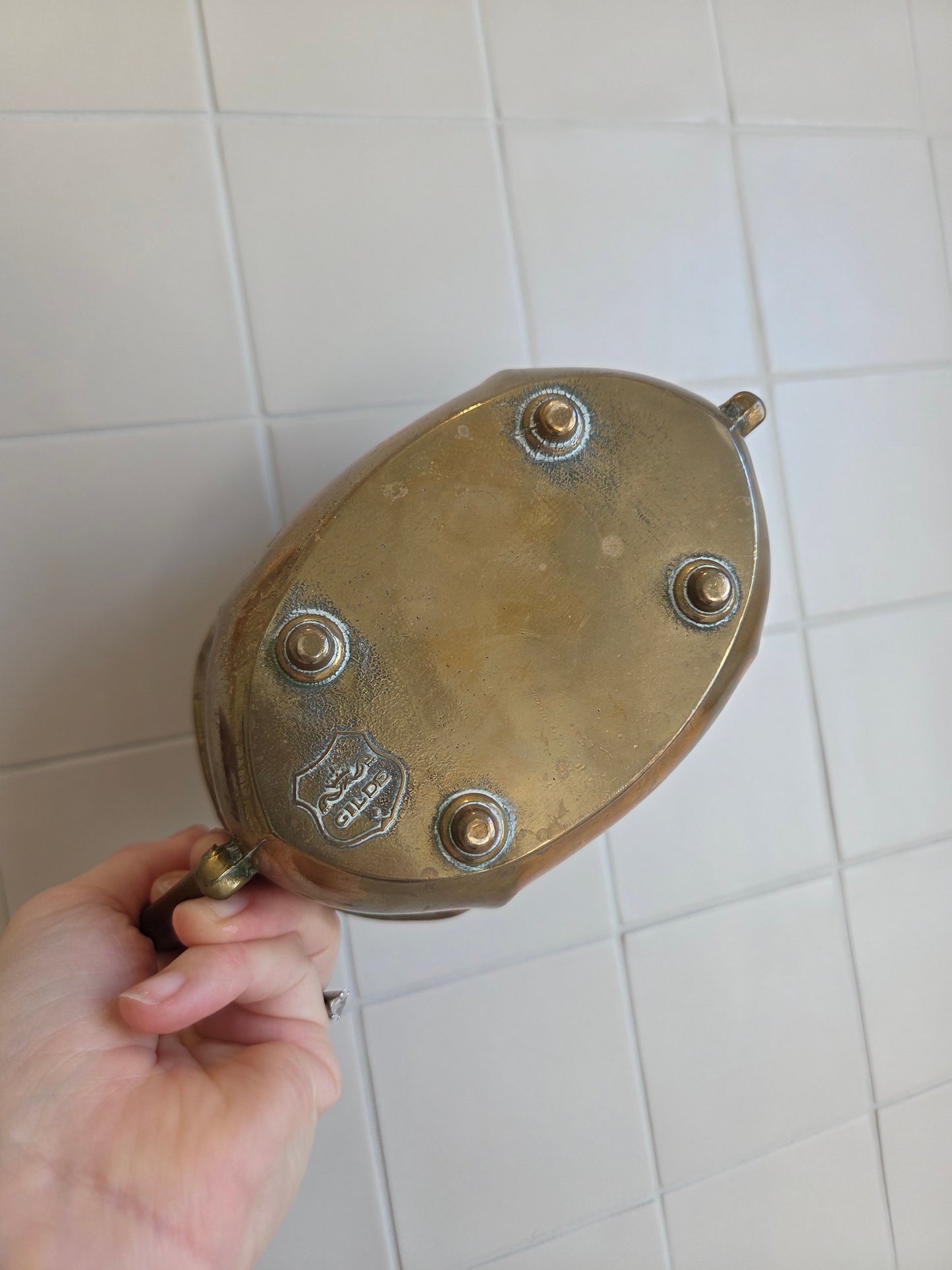 Vintage Brass Plant Pot Trough
